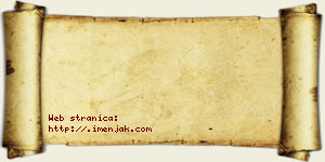 Tina Karanović vizit kartica